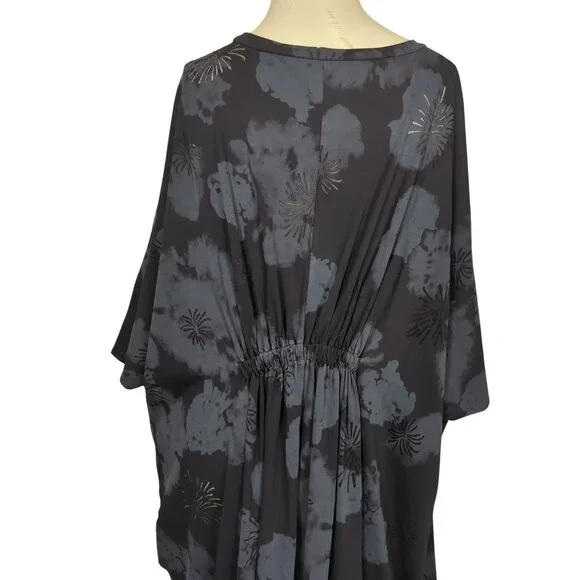 TOV Los Angeles Black Gray 42 sz 12Dress Kaftan Maxi Boho Dress